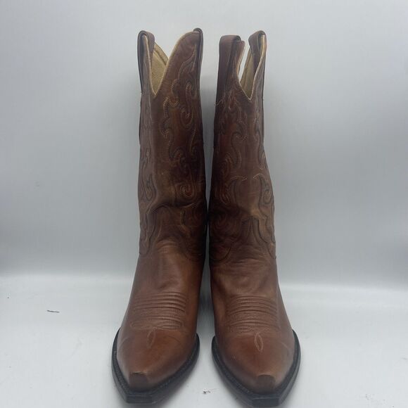 Cavenders Cowboy Womens 6 B Midcalf Embroidered Rodeo Boots Western - Picture 2 of 12